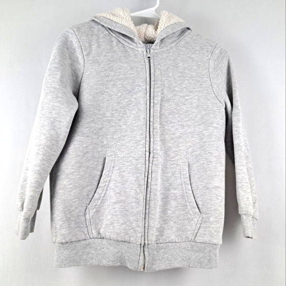 Highland Originals Other - Youth Sherpa Lined Zip Hoodie, Highland Originals, Heather Grey sz 10/12
